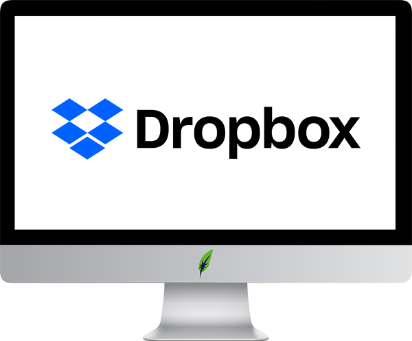 Screenshot computerscherm iMac met Dagnall veertje en logo Smash